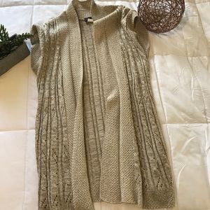 Tan cardigan